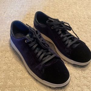 Cole Haan 7.5 Navy “velvet” Grand Pro Sneakers
